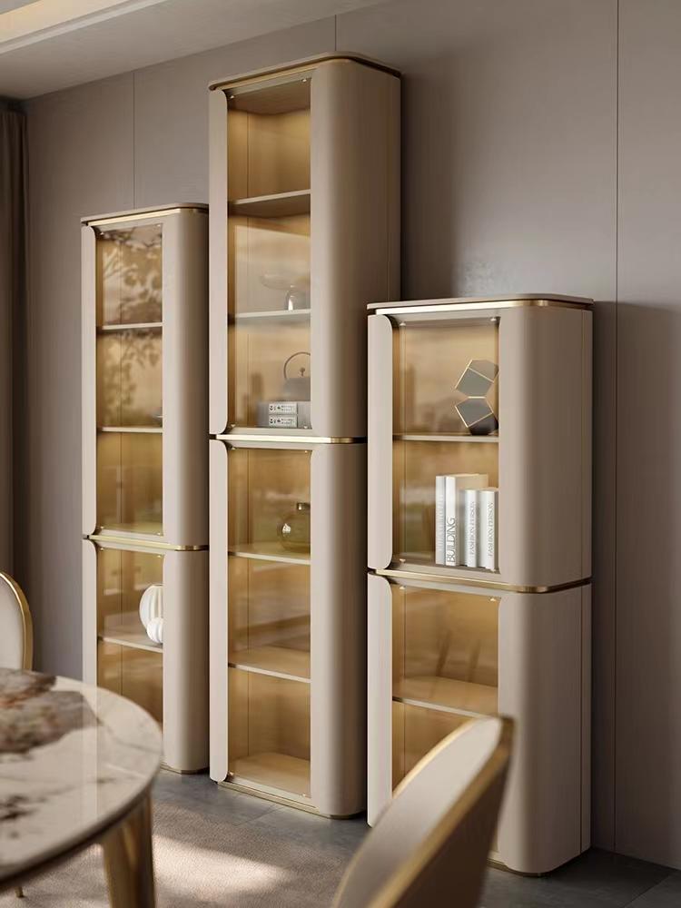 Light luxury corner cabinet 
